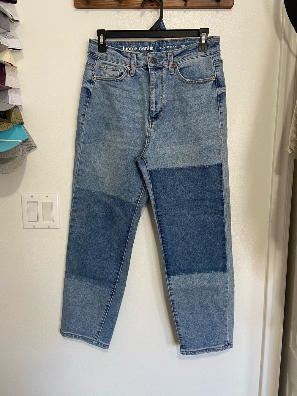 Hippie Denim Womens Straight Leg Jeans